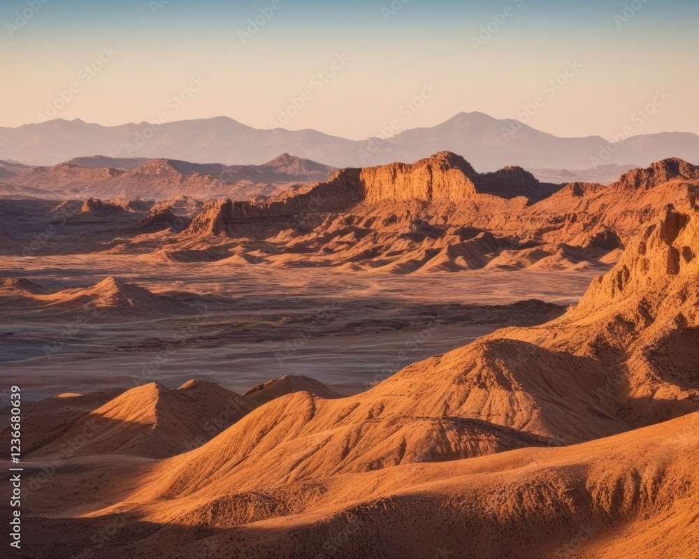 Naklejka premium Harsh Yet Beautiful Desert