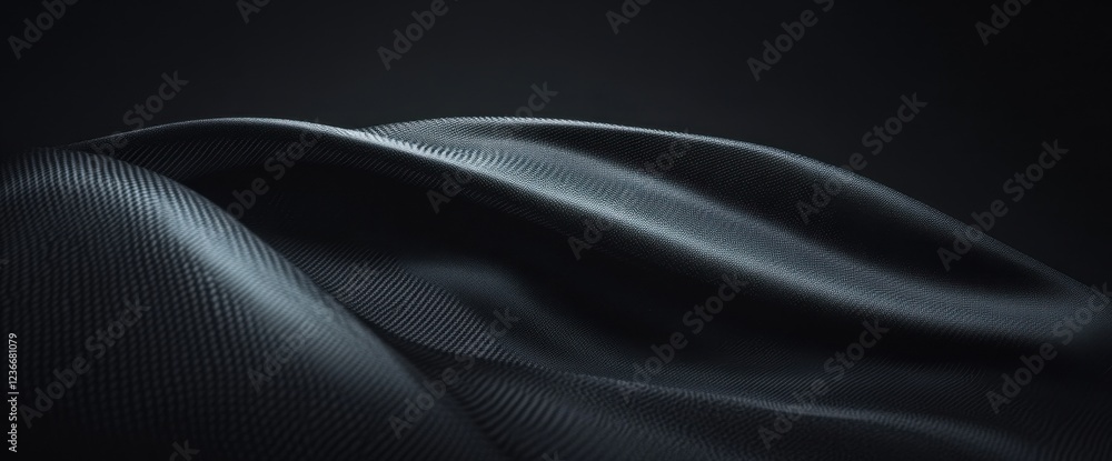 Fototapeta premium Abstract Dark Particle Wave Background Texture