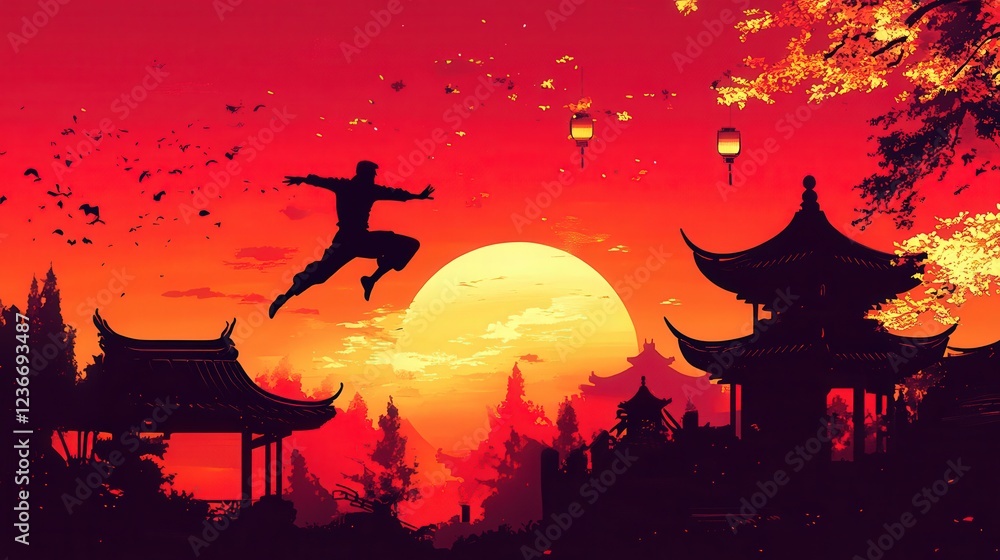 man leaping forward in celebration of happy new year man leaping forward in celebration of happy new year