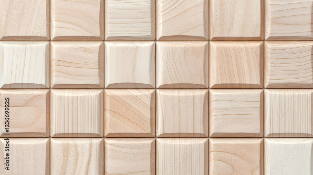 Beige square tiles wall texture background, interior design material Beige square tiles wall texture background, interior design material