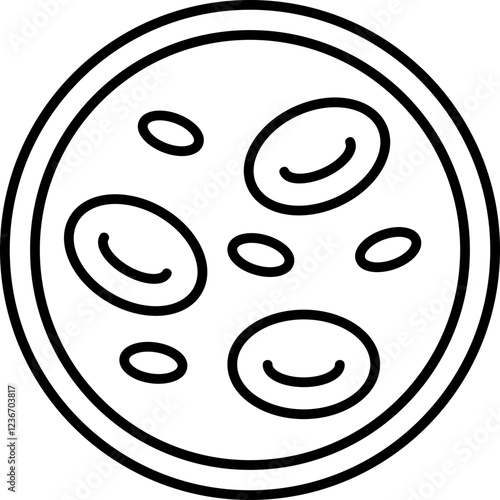 Blood Cells Line Icon