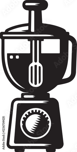 a blender victor design isolated on the white background.