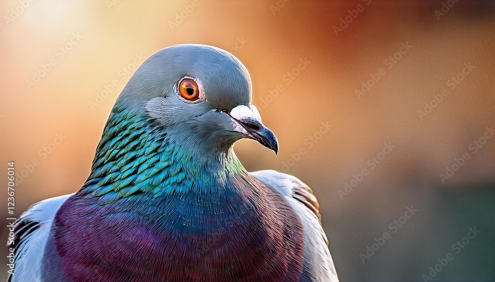 Fototapeta premium close up of a pigeon
