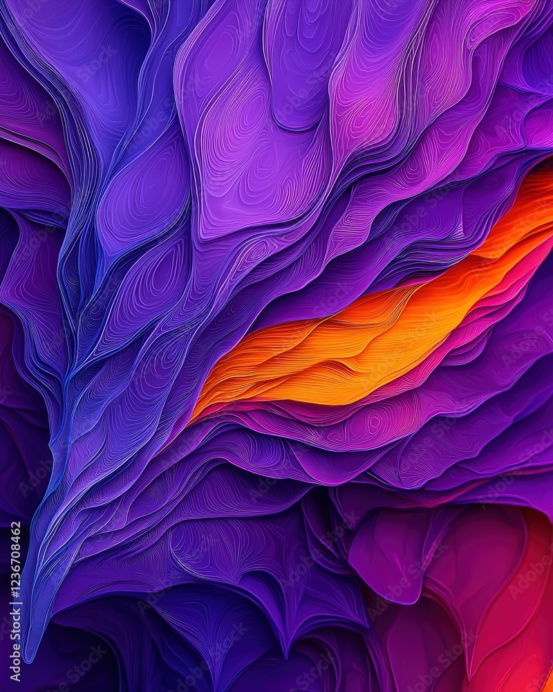 A vibrant abstract design featuring layered textures in shades of purple, orange, and pink, creating a visually striking composition. A vibrant abstract design featuring layered textures in shades of purple, orange, and pink, creating a visually striking composition.
