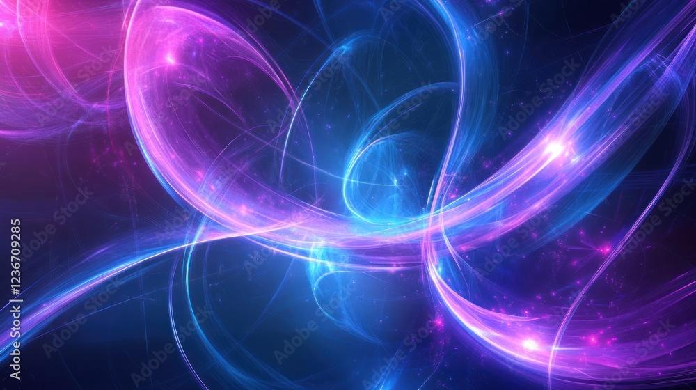 Abstract swirling light, cosmic energy, nebula background, digital art, website design Abstract swirling light, cosmic energy, nebula background, digital art, website design