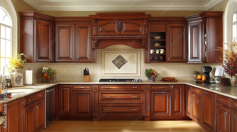 Elegant Dark Wood Kitchen Cabinetry Design Elegant Dark Wood Kitchen Cabinetry Design