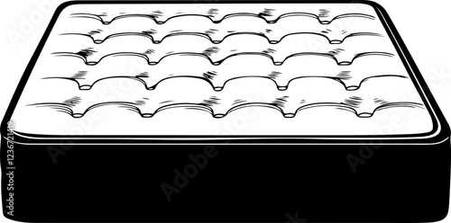 Illustration of a Mattress Design