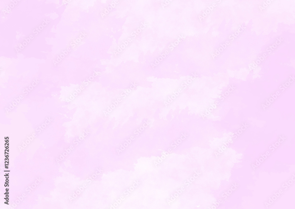 Fototapeta premium 水彩風淡いピンクの背景