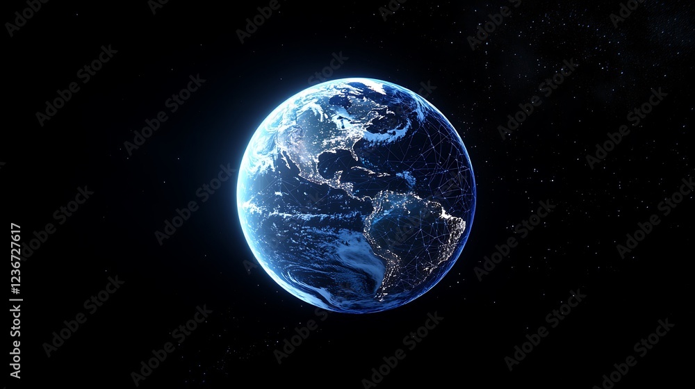 blue planet in space blue planet in space