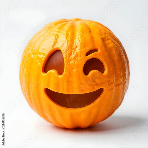 halloween pumpkin isolated on white
