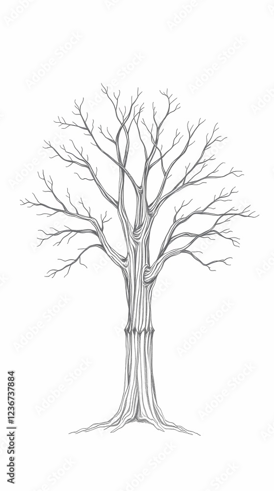 Fototapeta premium Tranquil Sunset View with Tree, Clouds, and Suburban Landscape