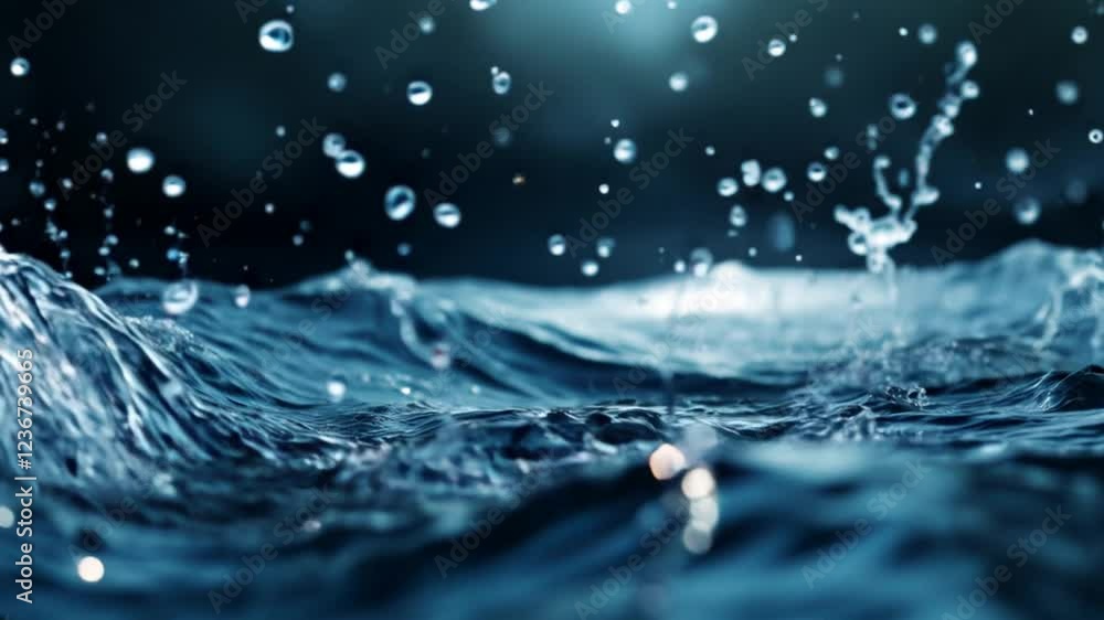 Slow motion water, slow motion water splash, ai generated Slow motion water, slow motion water splash, ai generated