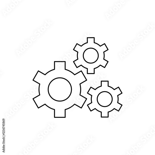 gears outline element