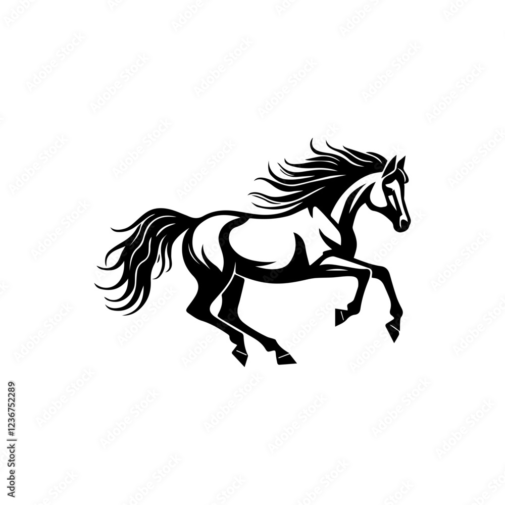 hores logo Vector illustration. hores logo Vector illustration.
