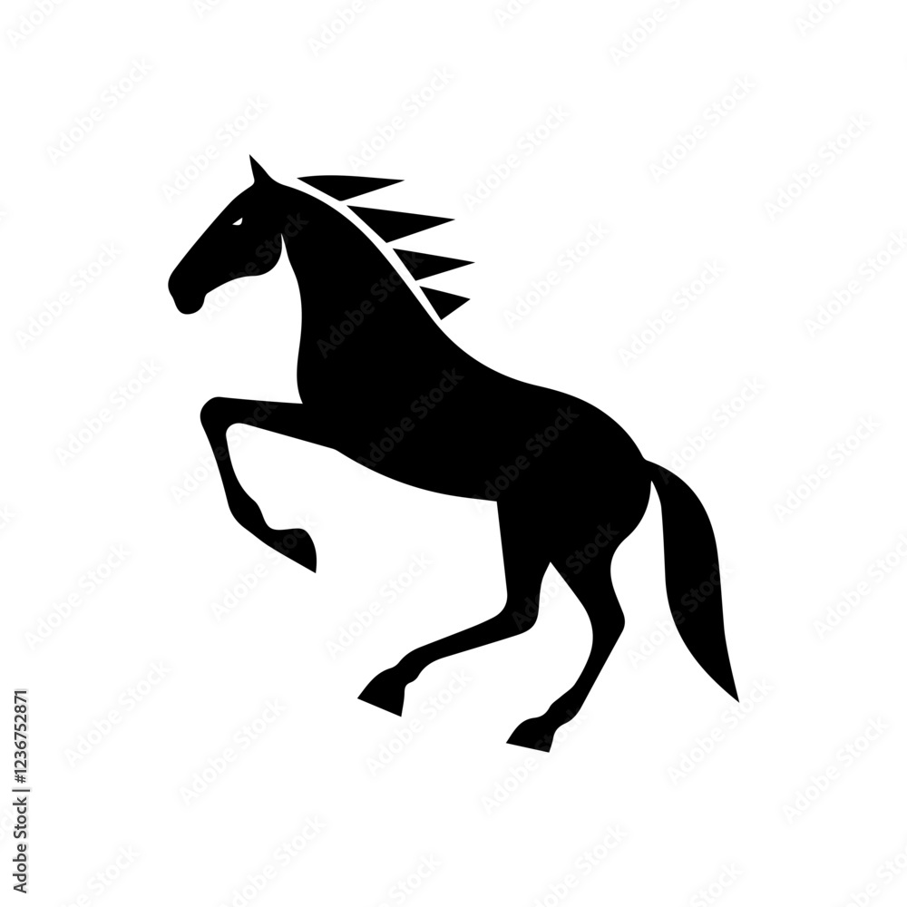hores logo Vector illustration. hores logo Vector illustration.