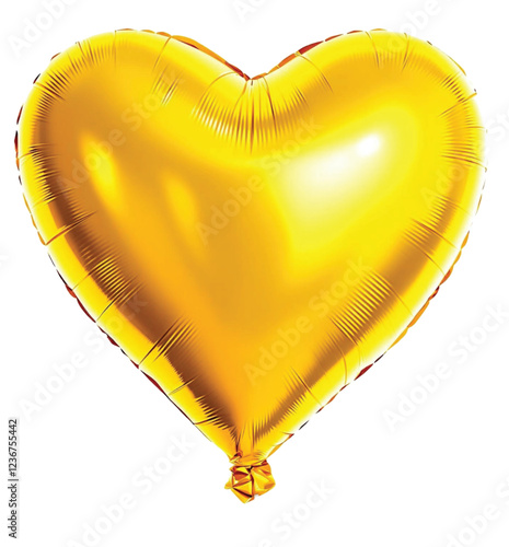 Realistic Helium Balloon PNG file- Blue, Red, Gold, Pink, Pastel & Heart-Shaped Foil