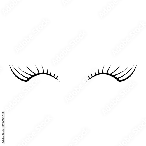 false eyelash element