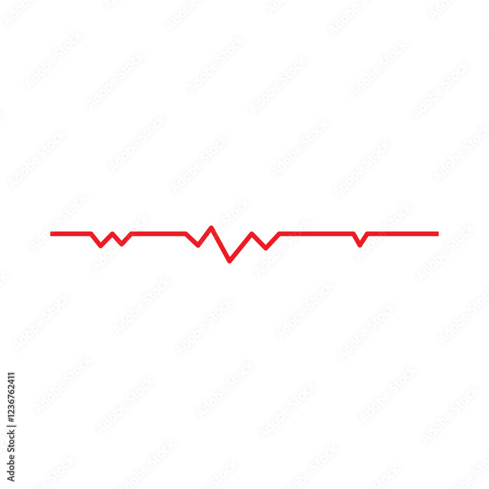 red heartbeat element red heartbeat element