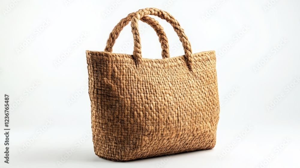 Handwoven natural fiber bag showcasing sustainable craftsmanship and eco-friendly design Handwoven natural fiber bag showcasing sustainable craftsmanship and eco-friendly design