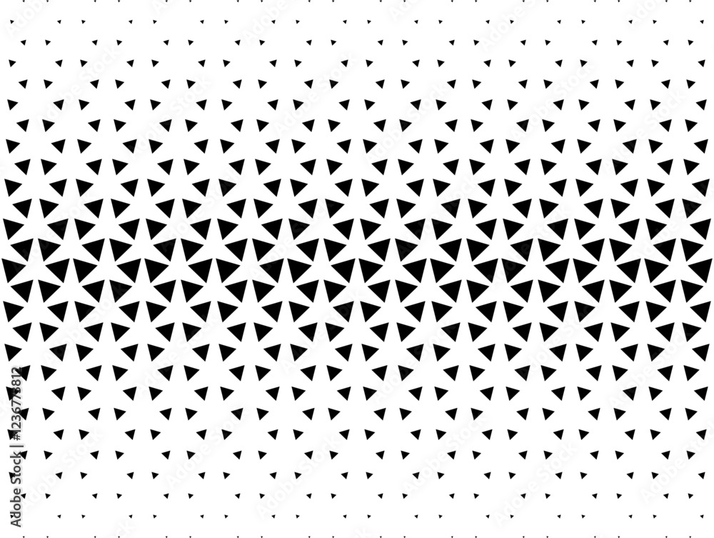 Geometric pattern of black figures on a white background.Seamless in one direction.Option with a Short fade out. Geometric pattern of black figures on a white background.Seamless in one direction.Option with a Short fade out.
