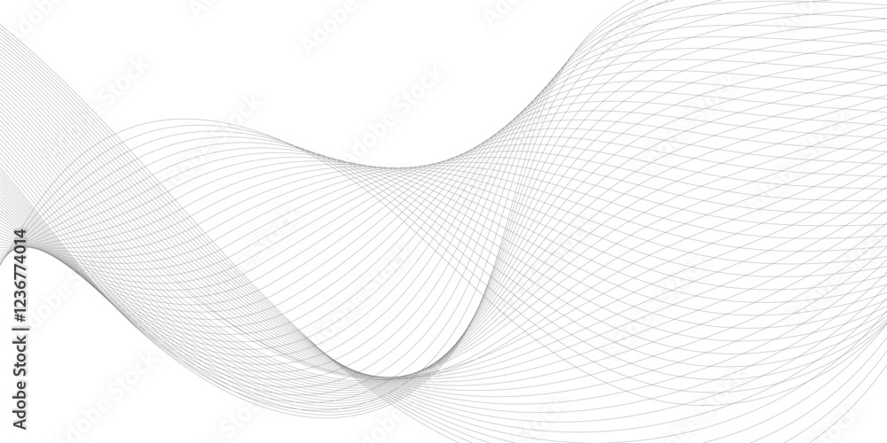 Abstract wavy lines on transparent background with grey smooth element swoosh speed wave modern stream background. You can used for banner, template, wallpaper, business wave curve lines background. Abstract wavy lines on transparent background with grey smooth element swoosh speed wave modern stream background. You can used for banner, template, wallpaper, business wave curve lines background.