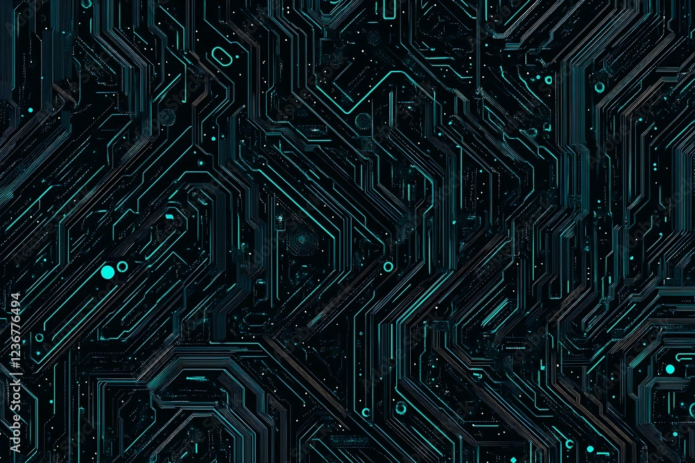 Abstract close-up of a glowing blue digital circuit board, showcasing intricate connections and technological design on a black background.
Abstract close-up of a glowing blue digital circuit board, showcasing intricate connections and technological design on a black background.