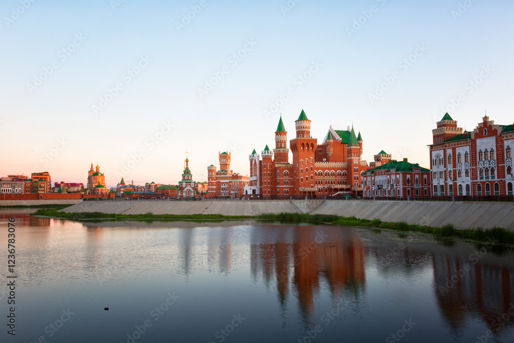 Obraz premium Yoshkar-Ola, Russia, the tourist center of the city
