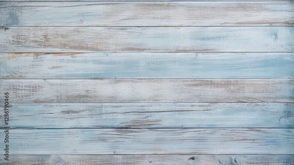 Obraz premium Pastel wooden blue background With board texture. As a result of washing, a feeling of antiquity and beauty is created