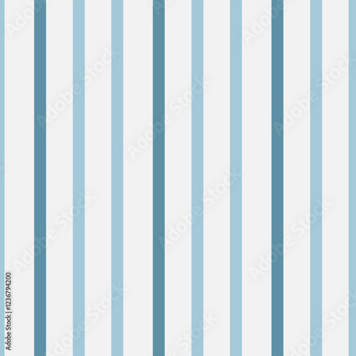 Vertical blue lines print. Geometric stipes seamless pattern. 