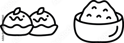Fresh and Creamy Ricotta Icon for Dairy, Cheese, and Culinary Creations