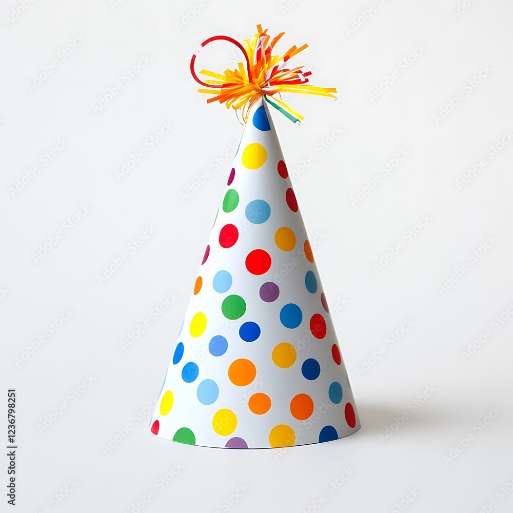 Party hat white background Party hat white background
