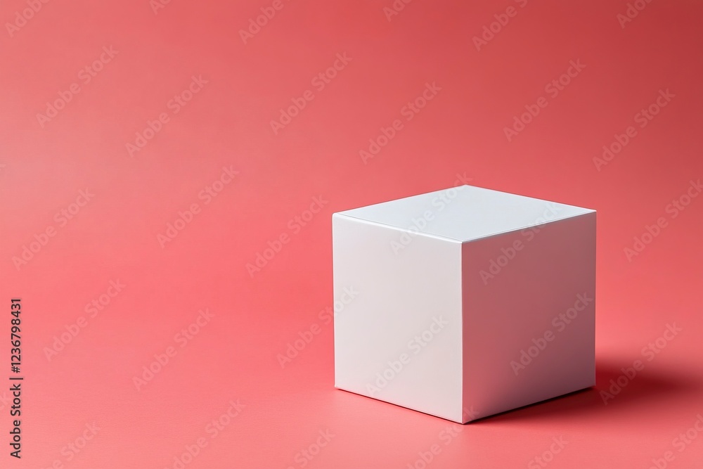 A white blank box mockup on an isolated background, showcasing its texture and shape. The design is simple yet elegant with minimalistic elements to highlight the packaging's details. A white blank box mockup on an isolated background, showcasing its texture and shape. The design is simple yet elegant with minimalistic elements to highlight the packaging's details.