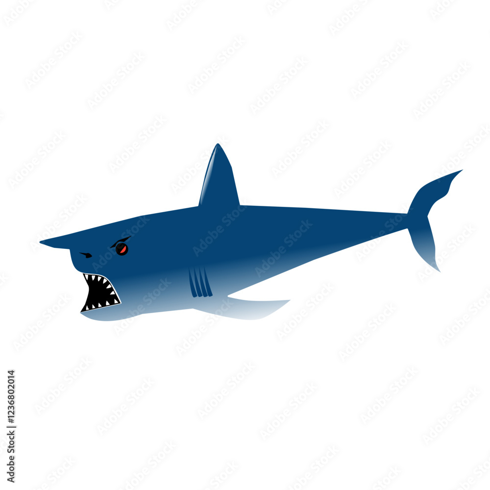 Fototapeta premium shark in the sea