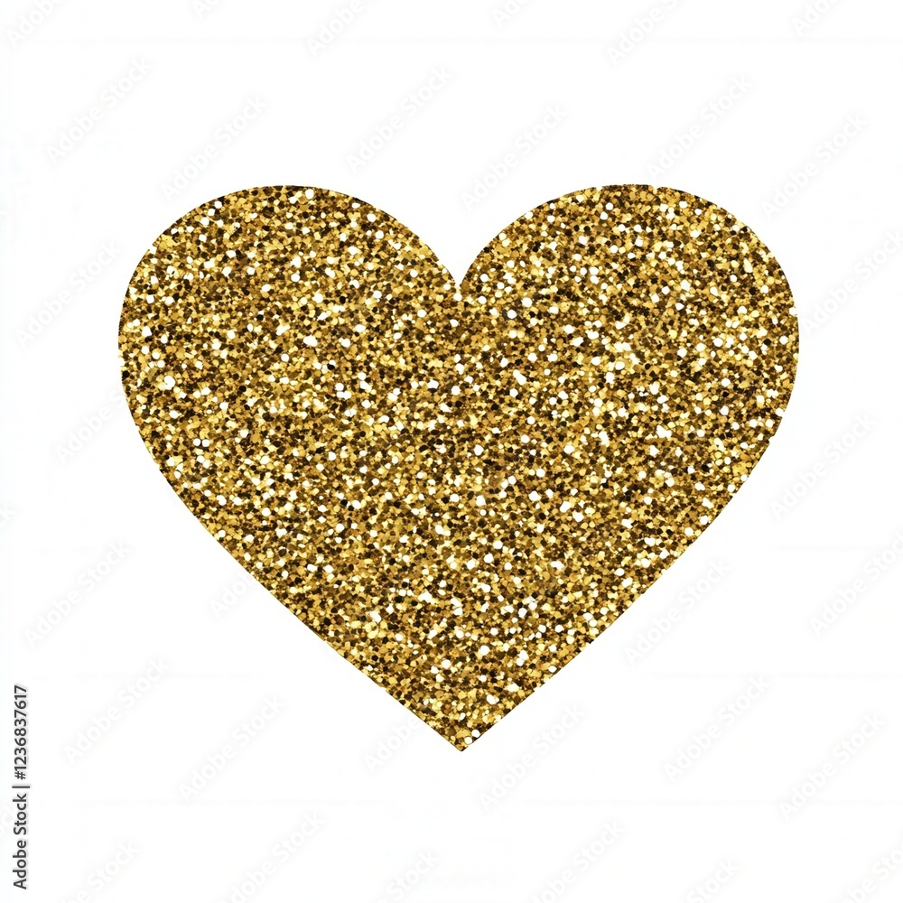 Gold glitter heart sparkling on background, perfect for valentine's day, love wedding invitations, or romantic designs Gold glitter heart sparkling on background, perfect for valentine's day, love wedding invitations, or romantic designs