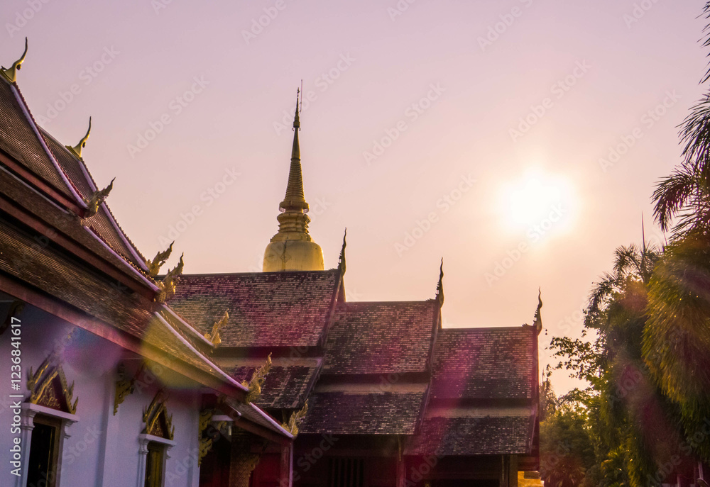 Obraz premium Wat Phra Singh Woramahawihan, Chiang Mai, Thailand