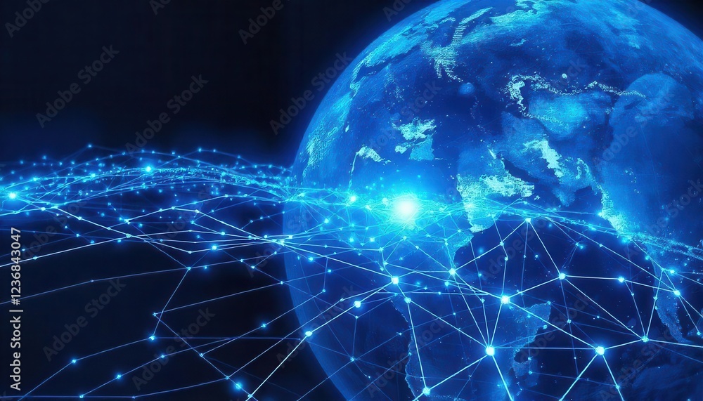 Exploring global connectivity trends digital world infographic high-tech environment aerial view data visualization Exploring global connectivity trends digital world infographic high-tech environment aerial view data visualization