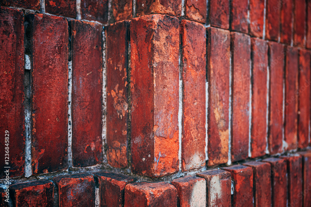 Zig-zag brickwork pattern as background Zig-zag brickwork pattern as background
