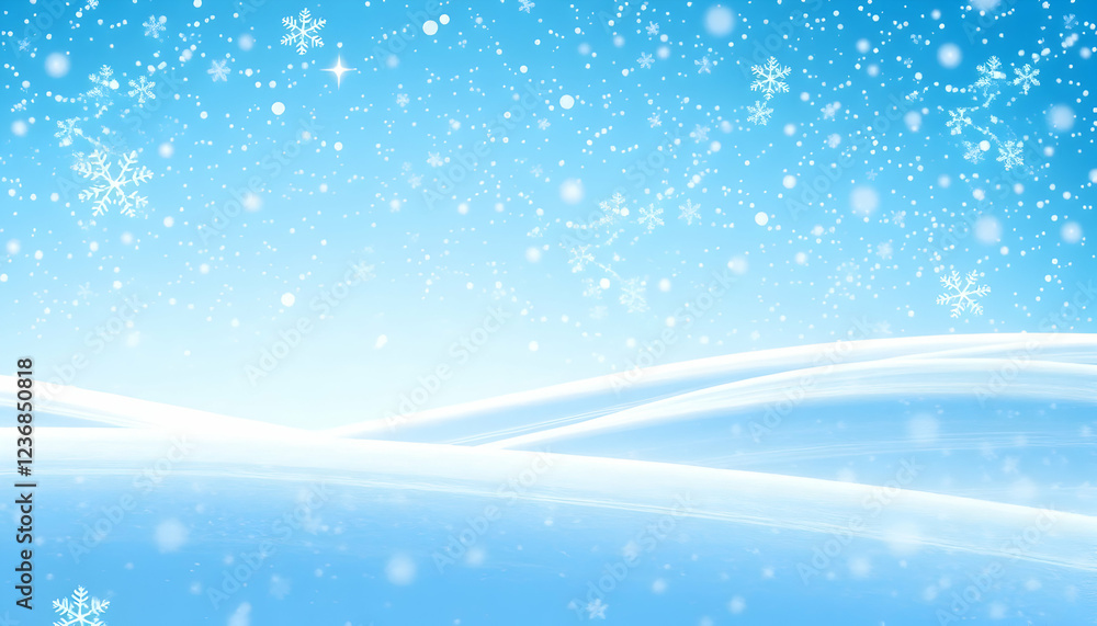 Winter night sky, swirling snowflakes, glowing particles, magical blue background, ethereal light trails, sparkling stars, dreamy atmosphere, fantasy landscape, cosmic energy, celestial beauty, shimme Winter night sky, swirling snowflakes, glowing particles, magical blue background, ethereal light trails, sparkling stars, dreamy atmosphere, fantasy landscape, cosmic energy, celestial beauty, shimme