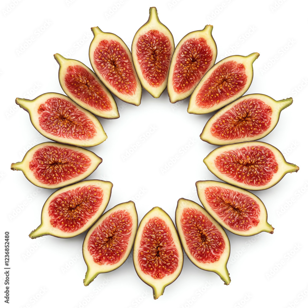 fresh figs on white background fresh figs on white background