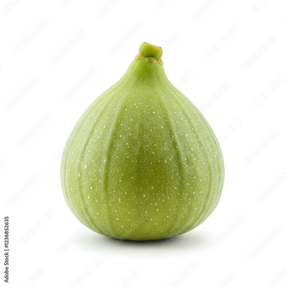 green red fig isolated on white background green red fig isolated on white background