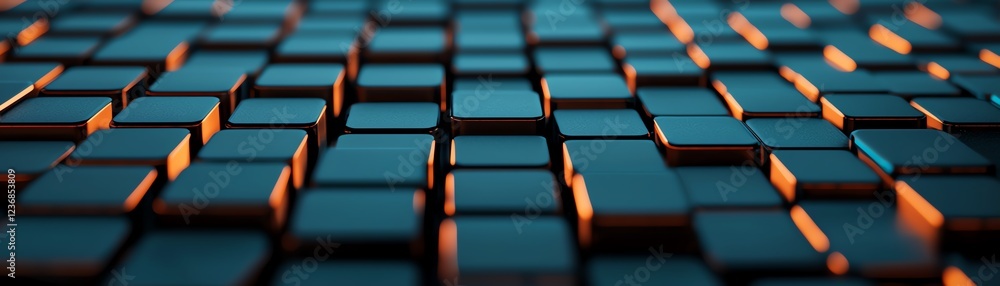 Abstract blocks with light reflections. Abstract blocks with light reflections.