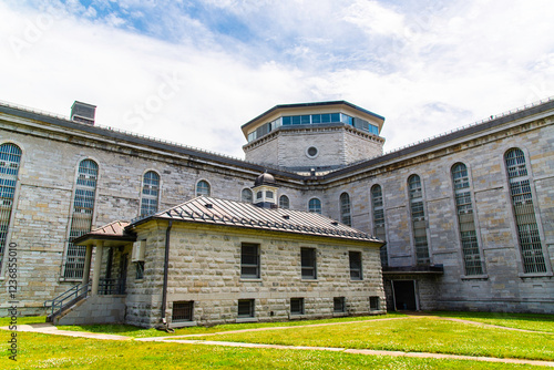 Obraz na płótnie Kingston, Canada - July 25 2024: Inside of Kingston Penitentiary Museum