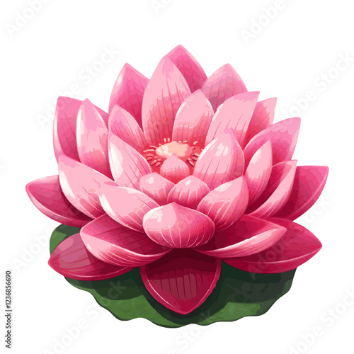 pink water lily