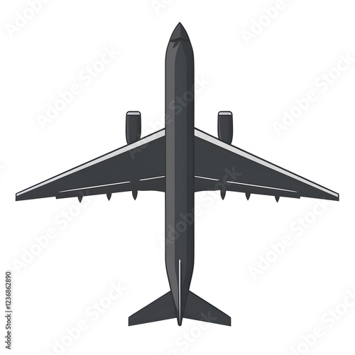 airplane vector illustration isolated on white background
