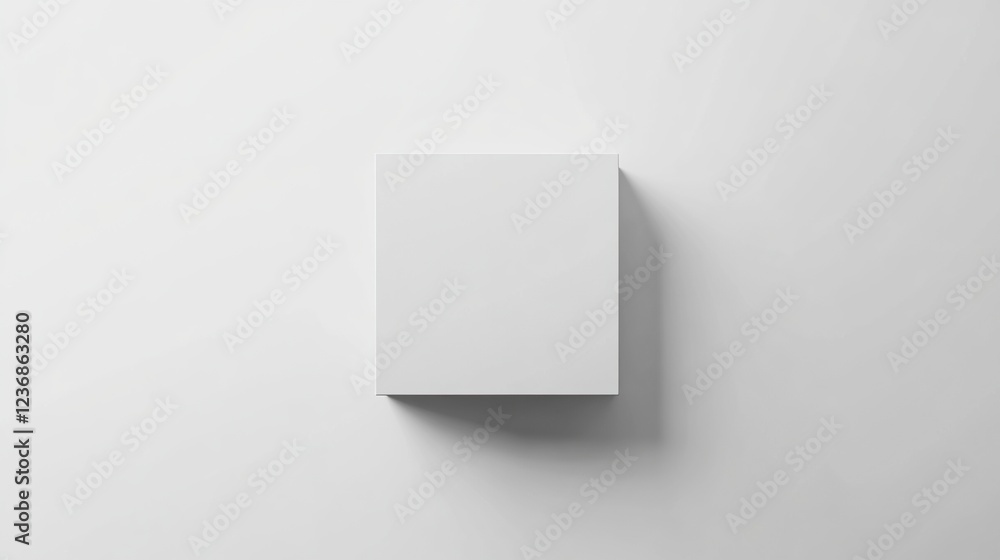White blank packaging box mockup template isolated on a white background. White blank packaging box mockup template isolated on a white background.