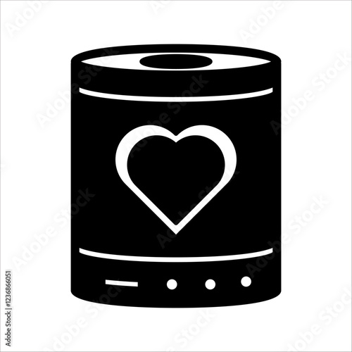 Radio icon, white background