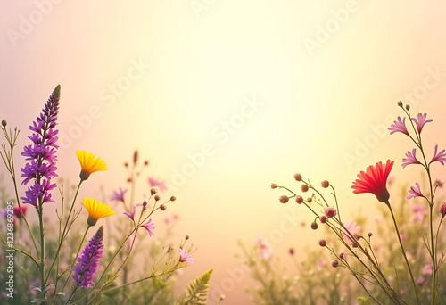 spring flowers background