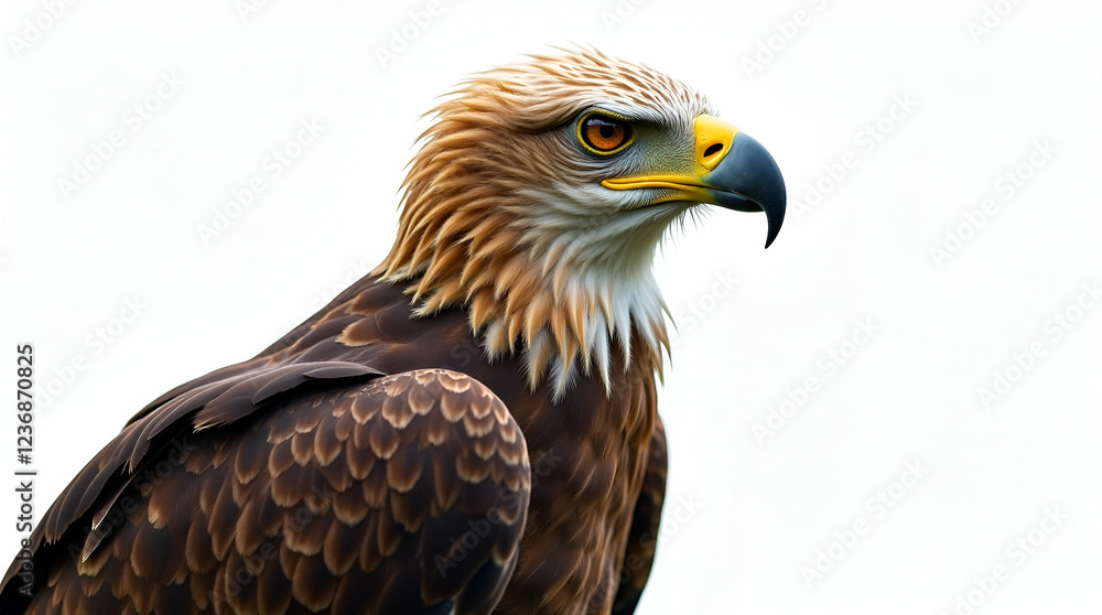 Obraz premium golden eagle on a branch