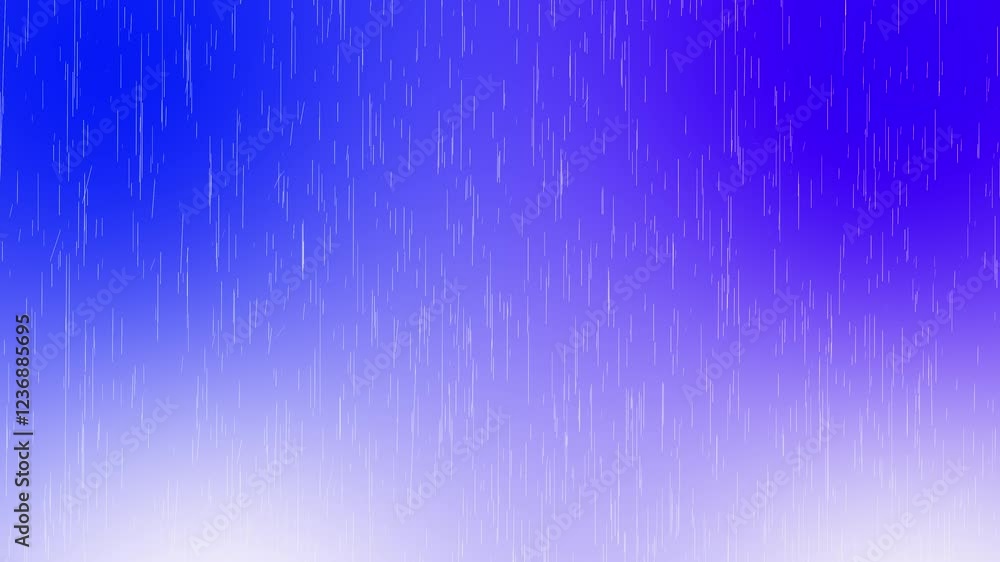 Storm rain video animation, rain watter illustration background video animation
