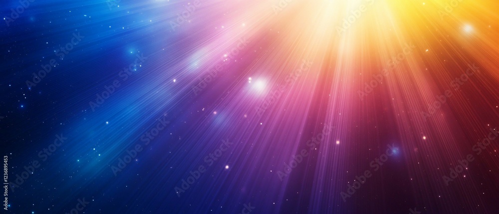 Celestial Rays Illuminate Cosmic Dust and Stars Celestial Rays Illuminate Cosmic Dust and Stars